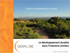 Page de garde du cours sur le développement durable
