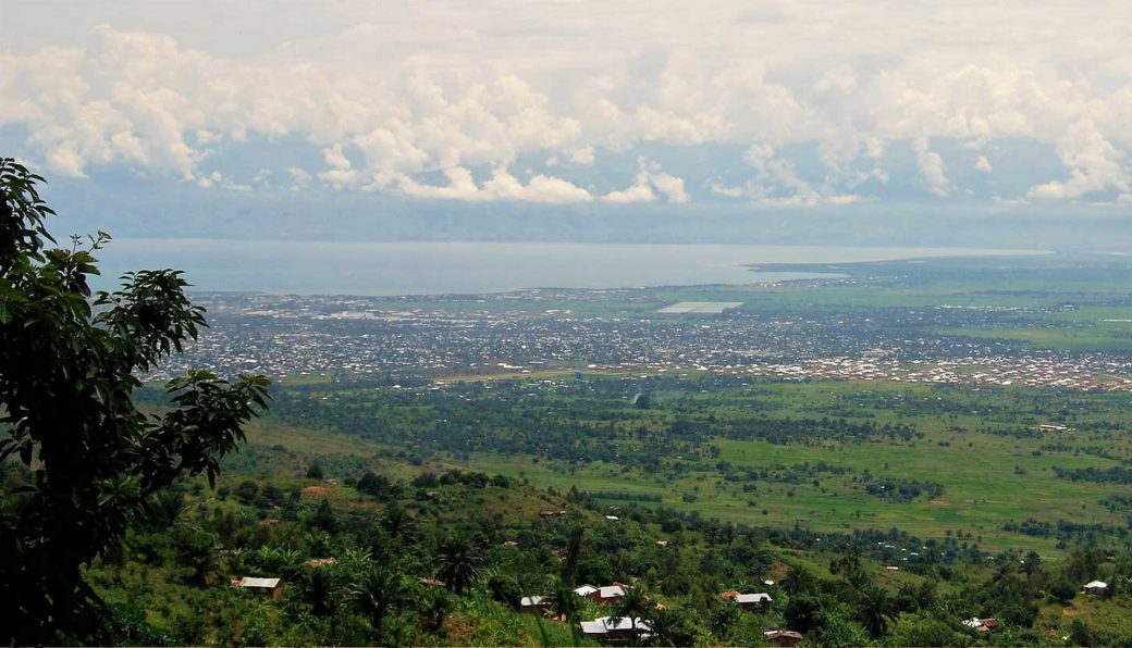 Vue sur Bujumbura, Grand Rift Est Africain